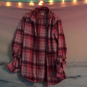 Girls pink flannel
